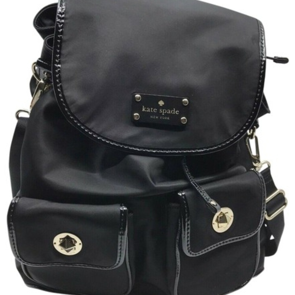KATE SPADE Nylon Back Pack/ Side Bag Crossbody Con